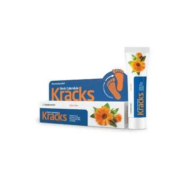 Boric Calendula Kracks Cream by Paul Brooks, product pack on a white background