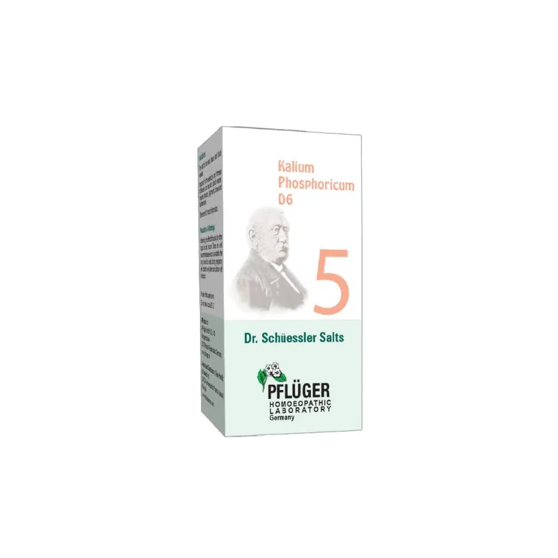 Kalium Phosphoricum - 5 by Pflüger, product carton centered on a white background