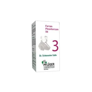 Ferrum Phosphoricum - 3 by Pflüger, product carton centered on a white background