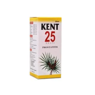 Kent 25 Drops product packaging