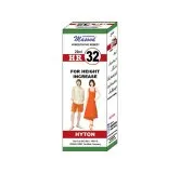 Dr. Masood HR-32 Hyton homeopathic drops 20 ml product package on a white background