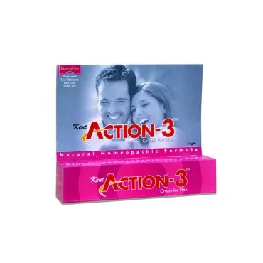 Action 3 Cream product packaging