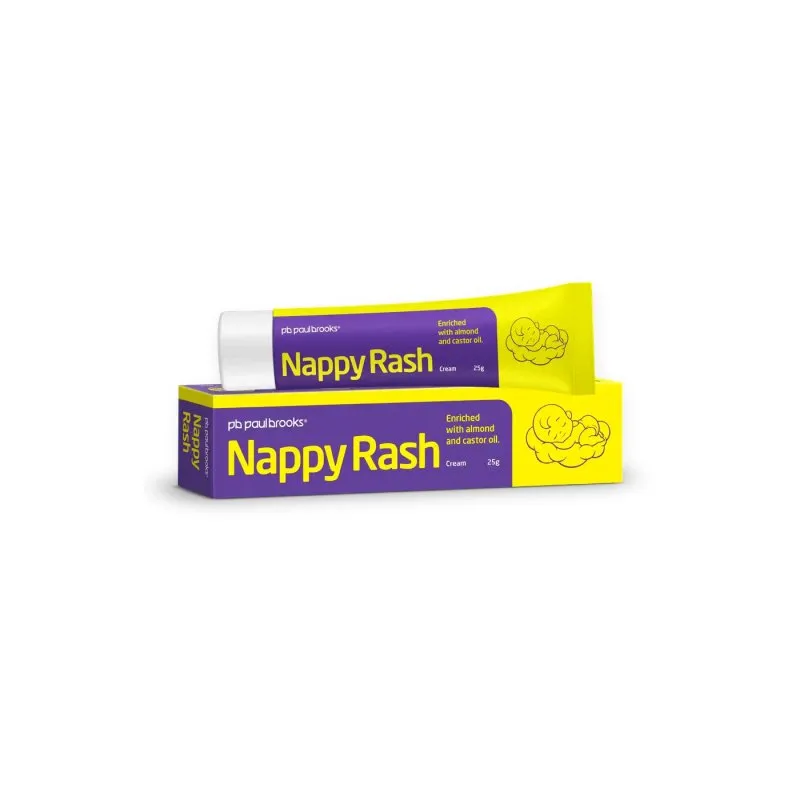 Nappy Rash Cream by Paul Brooks, product pack on a white background