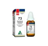 BM 73 Drops homeopathic drops on a pure white background