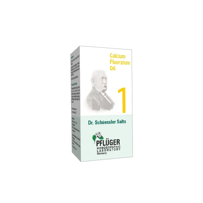 Calcium Flouricum - 1 by Pflüger, product carton centered on a white background