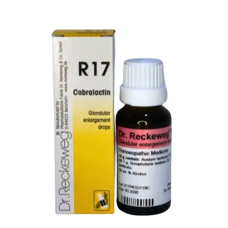 R17 Glandular Enlargement drops by Dr. Reckeweg, 22ml pack