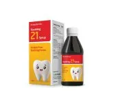 Teething 21 Syrup by Paul Brooks, product pack on a white background