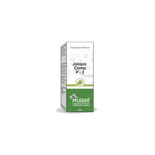 P-03 Jalapa Comp (Origanum) by Pflüger, product carton centered on a white background