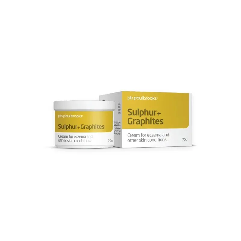 Sulphur + Graphites Cream by Paul Brooks, product pack on a white background