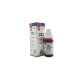 BM 223 Drops homeopathic drops on a pure white background
