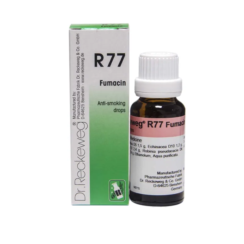 R77 Anti-Smoking Drops by Dr. Reckeweg, 22ml pack