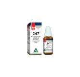 BM 247 Drops homeopathic drops on a pure white background