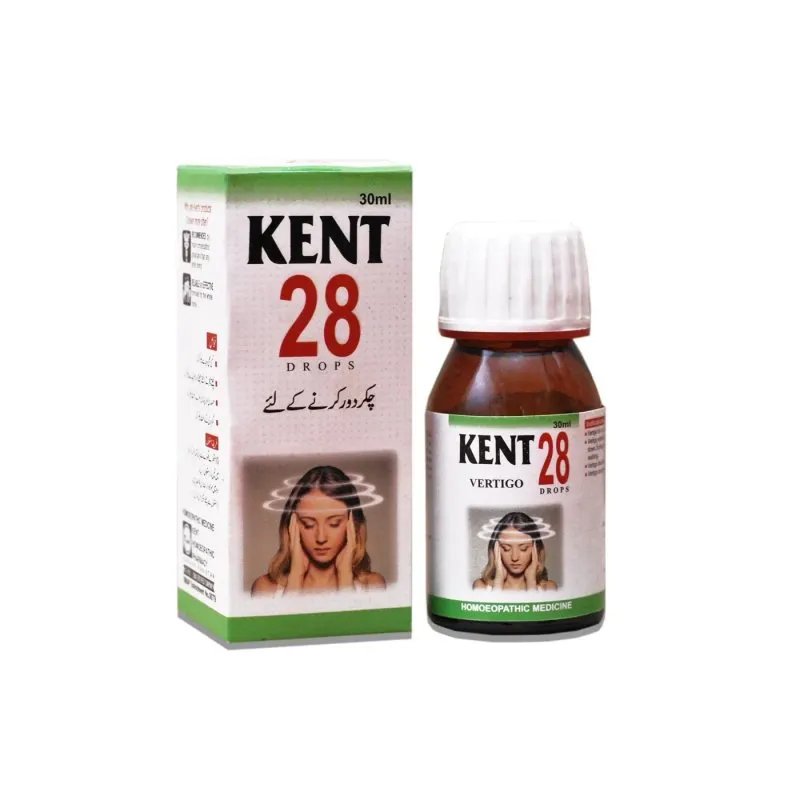 Kent 28 Drops product packaging