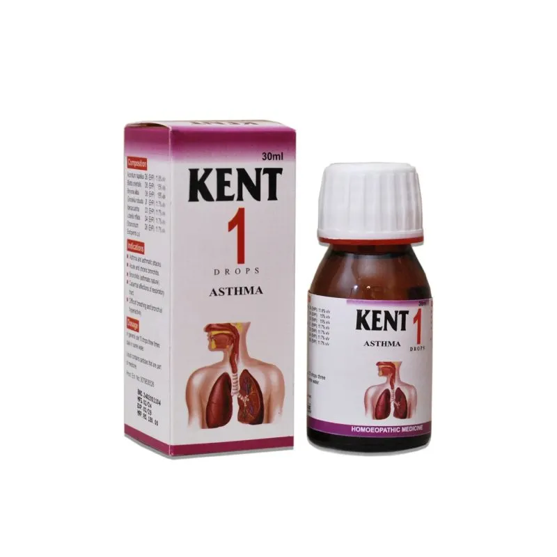 Kent 1 Drops product packaging