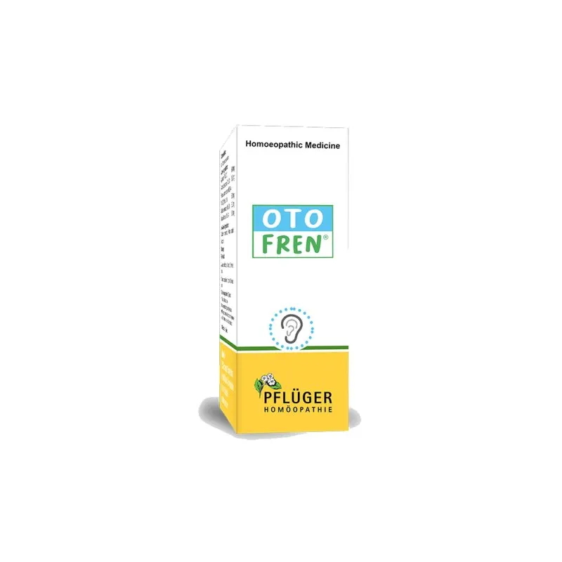 Otofren by Pflüger, product carton centered on a white background