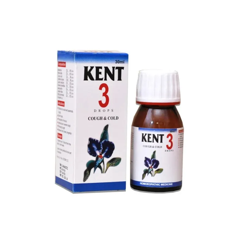 Kent 3 Drops product packaging