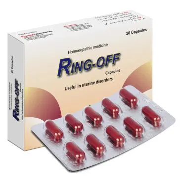 RING OFF (CAPSULES), Kamal Laboratories product pack on a white background