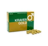 Kraver Gold Tablets by Dr. Masood, original product packaging on a white background