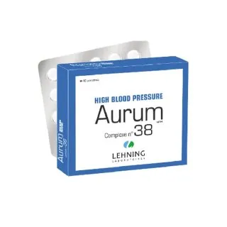 L-38 Aurum Complex 60 tablets Tablets by Lehning Laboratories, product package on white background