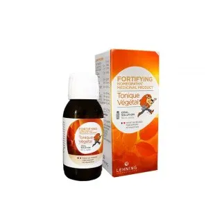 Tonique Vegetal 90ml Syrup by Lehning Laboratories, product package on white background