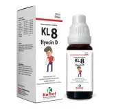 KL 8 (HYOSCIN- D) 20 ml, Kamal Laboratories product pack on a white background