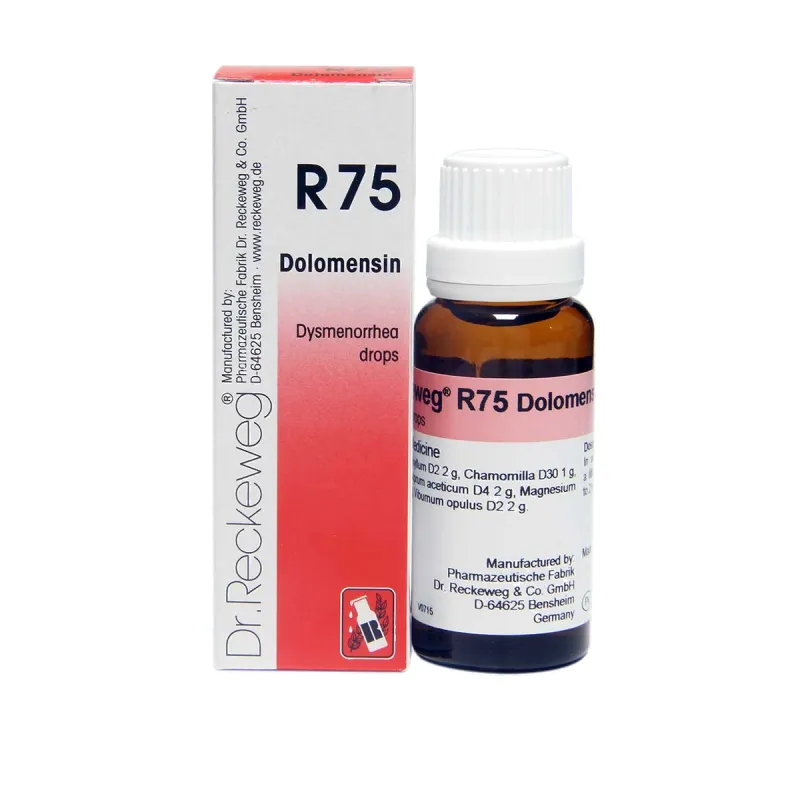 R75 Dysmenorrhoea Drops by Dr. Reckeweg, 22ml pack