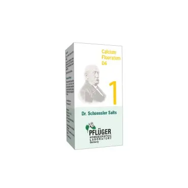 Calcium Flouricum - 1 by Pflüger, product carton centered on a white background