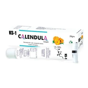 KS 01 Calendula Cream 20 g, Kamal Laboratories product pack on a white background