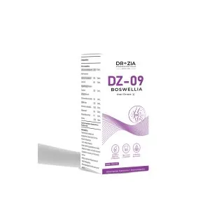 DZ-09 Boswellia by Dr Zia Pharma, product pack centered on a white background