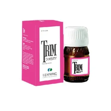 Trim Drops 30ml by Lehning Laboratories, product package on white background