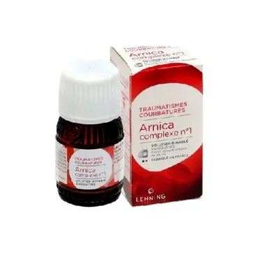 L-1 Arnica Complex 30 ml Drops by Lehning Laboratories, product package on white background