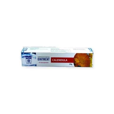 Calendula Ointment 20 g by Dr. Masood, original packaging on a white background