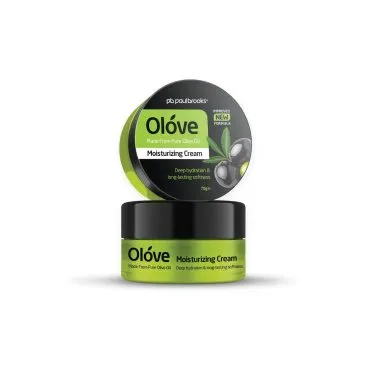 Olove Moisturizing Cream by Paul Brooks, product pack on a white background