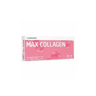 Max Collagen by Paul Brooks, product pack on a white background