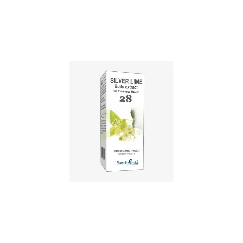 Silver Lime Buds Extract product packaging on a white background