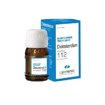 L-112 Cholesterlum Complex 30 ml Drops by Lehning Laboratories, product package on white background