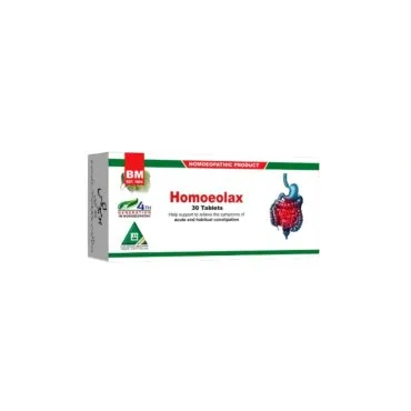 Homoeolax Tablets homeopathic tablets on a pure white background