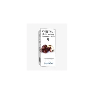 Chestnut Buds Extract product packaging on a white background