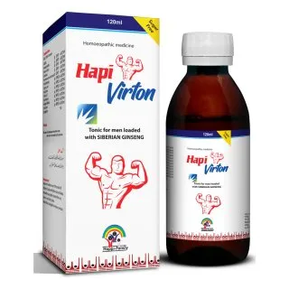 Hapi Virton Syrup (Sugar Free), Kamal Laboratories product pack on a white background