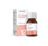 Acne, Pimples & Freckles by Paul Brooks, product pack on a white background