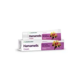 Hamamelis Cream by Paul Brooks, product pack on a white background
