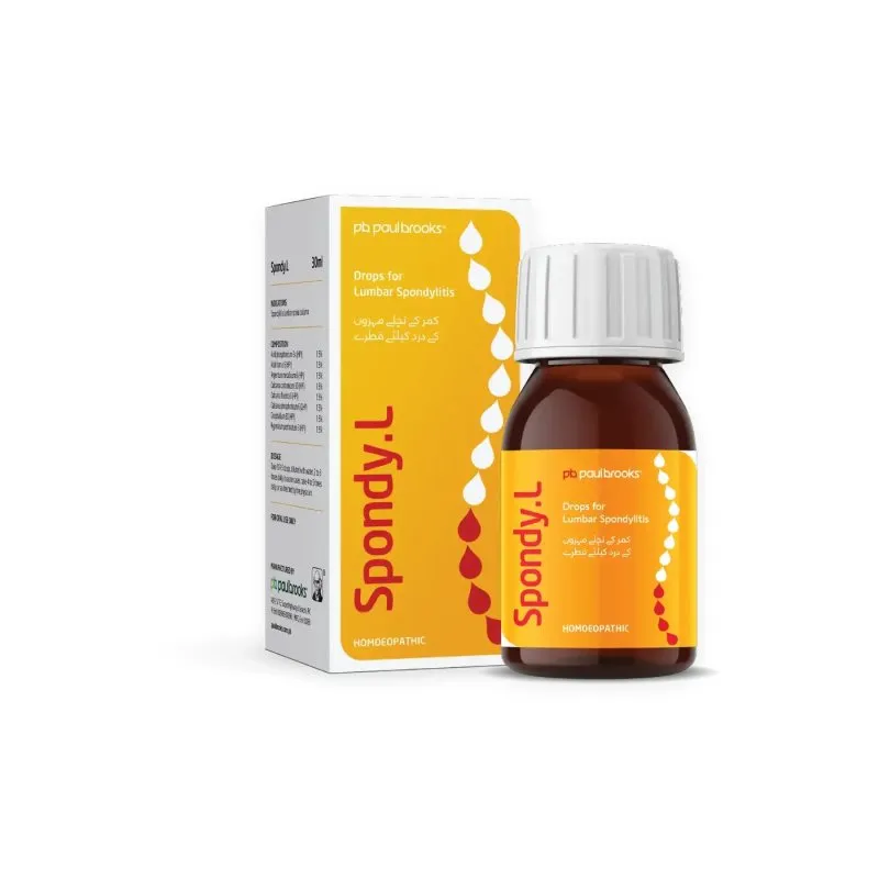 Spondy L Drops by Paul Brooks, product pack on a white background