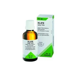 Pekana PK 30 KLIFE (KLIFEM) Drops, 30 ml homeopathic drops, original product packaging