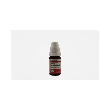 Acidum Sarcolacticum 10ml liquid homeopathic dilution bottle or pack on white background