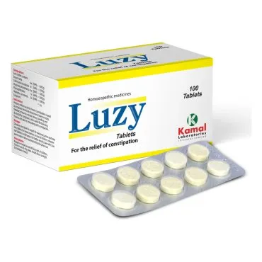 Luzy (Tablets), Kamal Laboratories product pack on a white background