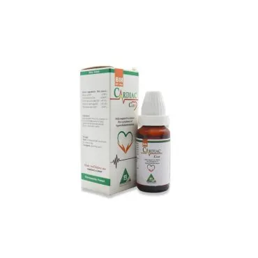 BM Cardiac Care Drops homeopathic drops on a pure white background