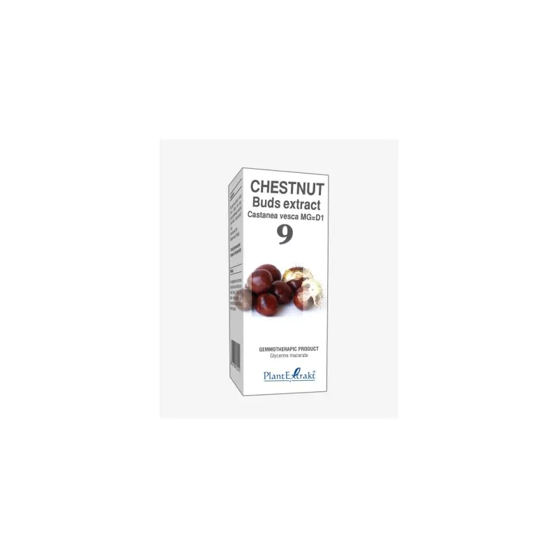 Chestnut Buds Extract product packaging on a white background