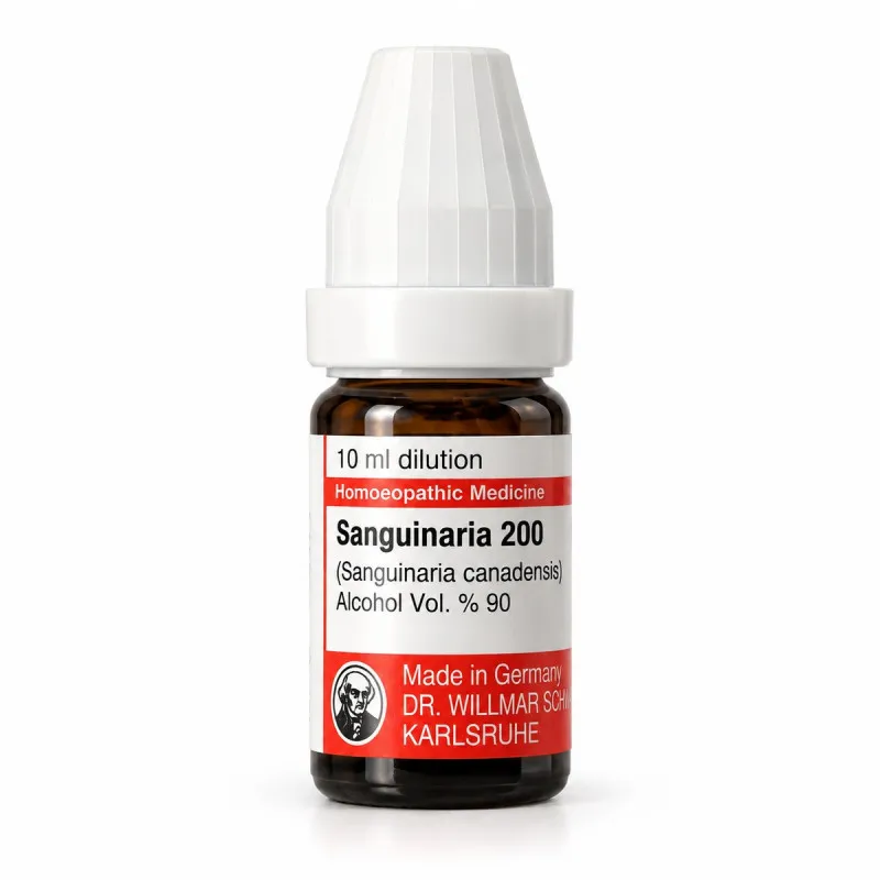 Sanguinaria Canadensis 200C 10ml homeopathic dilution - Schwabe