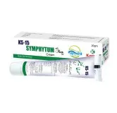 KS 15 SYMPHYTUM Cream (With Olive Oil) 20 g, Kamal Laboratories product pack on a white background