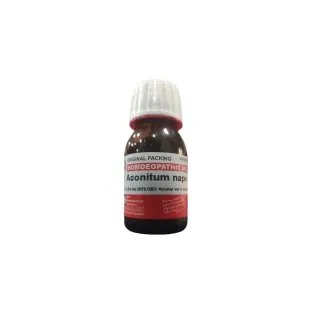 Aconitum Nap homeopathic dilution bottle